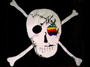 Imagem: Bandeira pirata na Apple