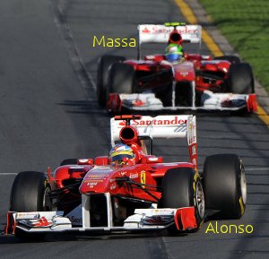 Sem escândalo ou esperneio Massa cede a posição para Alonso