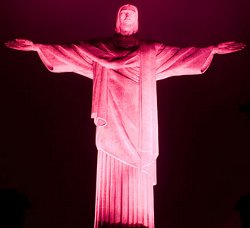 Outubro Rosa - Cristo Redentor, Rio